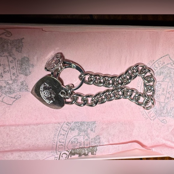 Juicy Couture Bracelet with Heart and Engagement Ring Charms - Picture 10 of 16